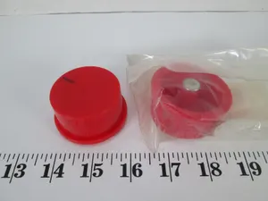 Lot of 2 New NOS Switch Push Button Aviation Military Surplus A4665 Red